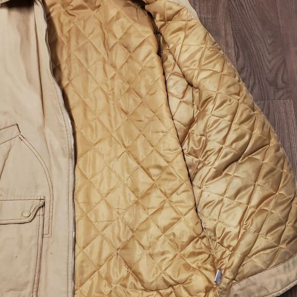 mens vintage Y2K Rocawear State Property tan canvas Carhartt style chore jacket - Picture 6 of 7